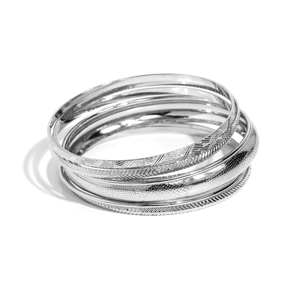 Silver Bangle Bracelet